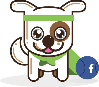 PawBoost mascot dog Facebook